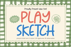 Related font Play Sketch
