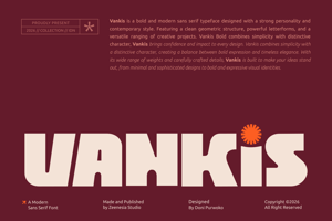 Related font Vankis