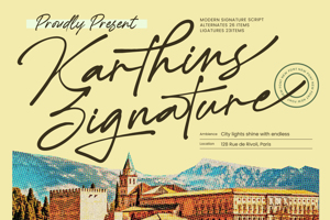Related font Karthins