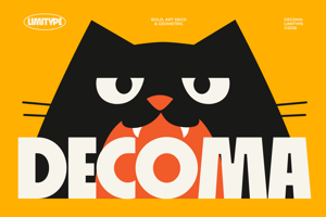 Related font Decoma - Bold Geometric Font