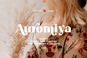 Auromiya - Modern Display Serif Typeface