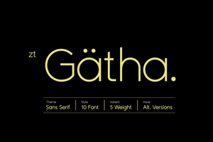 ZT Gatha Semi Bold