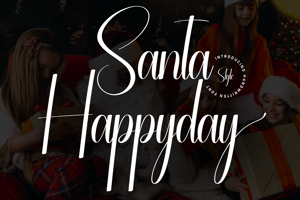 Related font Santa Happyday
