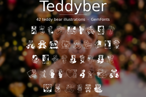 Related font Teddyber