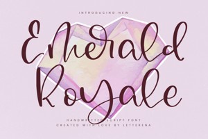 Related font Emerald Royale VERSION