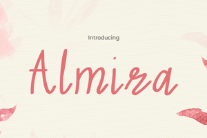 Related font Almira