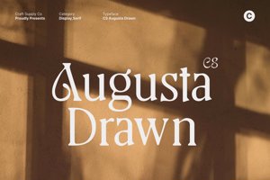 Related font CS Augusta Drawn