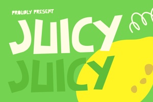 Related font Juicy