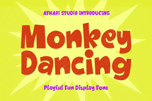 Related font Monkey Dancing