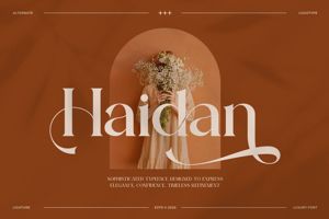Related font Haidan