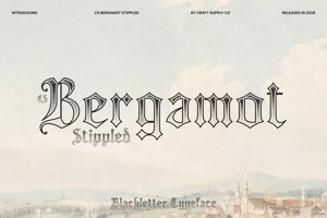Related font CS Bergamot Stippled