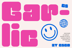 Related font CS Garlic