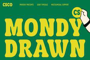 Related font CS Mondy Drawn
