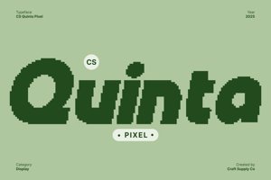 Related font CS Quinta Pixel