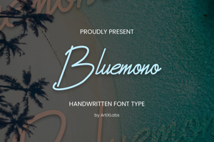 Bluemono Handwritten Font
