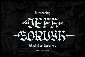 Related font Jeff Zorvyk