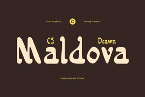 Related font CS Maldova Drawn