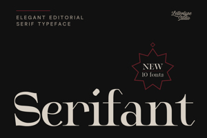 Related font Serifant