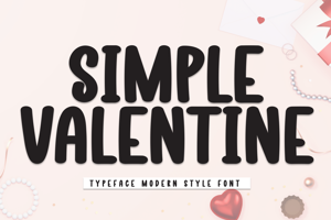 Related font Simple Valentine