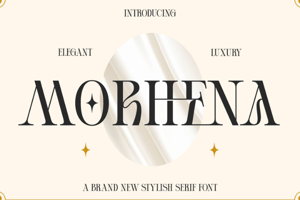 Related font Morhena