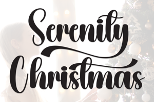 Related font Serenity Christmas