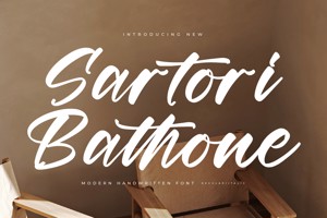 Related font Sartori Bathone VERSION