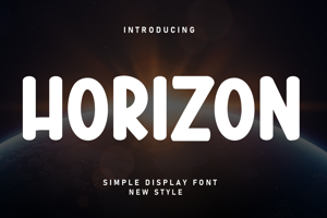 Related font Horizon