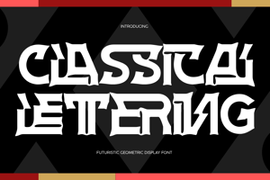 Related font CLASSICAL LETTERING