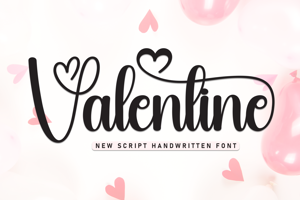 Related font Valentine