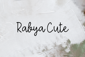 Related font Rabya Cute