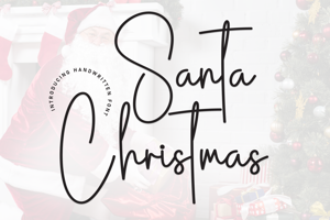 Related font Santa Christmas