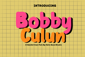 Related font Bobby Culun