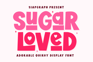 Related font Sugar Loved