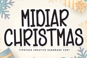 Related font Midiar Christmas
