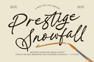 Related font Prestige Snowfall