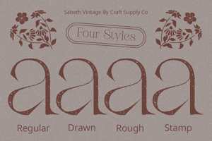 Sabeth Vintage Stamp