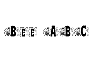 Related font BJF Hunnybee
