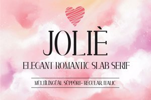 Related font JOLIE
