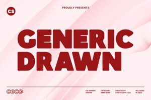Related font CS Generic Drawn