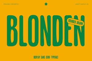 Blonden Rounded Drawn