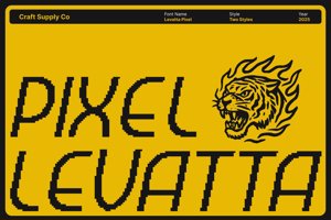 Related font Levatta Pixel