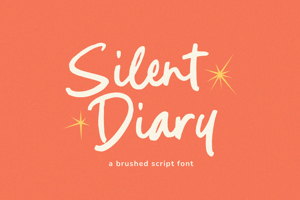 Related font Silent Diary