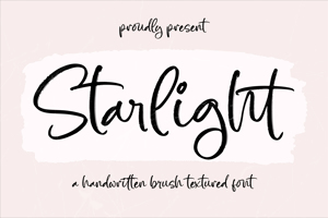 Related font Starlight