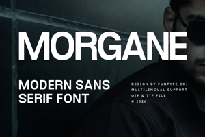 Related font Morgane