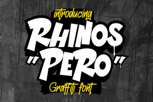 Related font Rhinos Pero