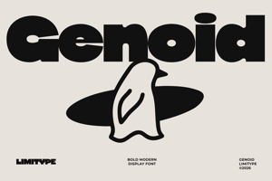 Related font Genoid - Bold Display Font