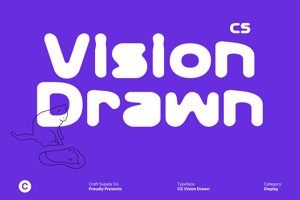 Related font CS Vision Drawn