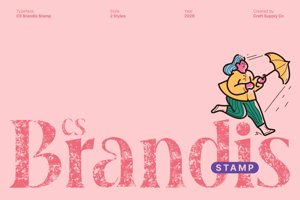Related font CS Brandis Stamp