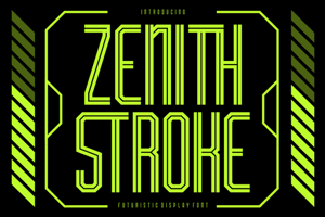 Related font Zenith Stroke