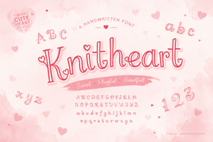 Related font Knitheart